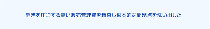 根本的な問題点の洗い出し