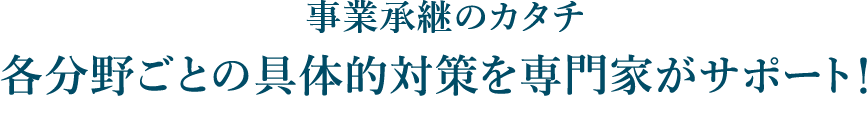 事業承継のカタチ